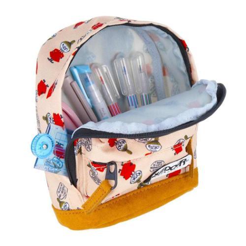 ペンポーチ ペンケースBACK PACK ムーミン 北欧 ボトムスウェード 