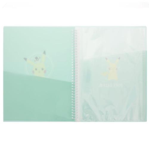 A4 リング ポケットファイル POKE DAYS ピカチュウ グリーン ポケモン