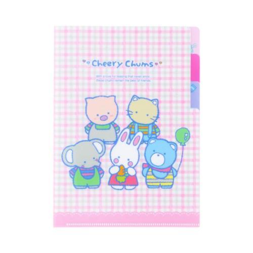 ポケットファイル クリアファイルA5 3P 3ポケット チアリーチャム