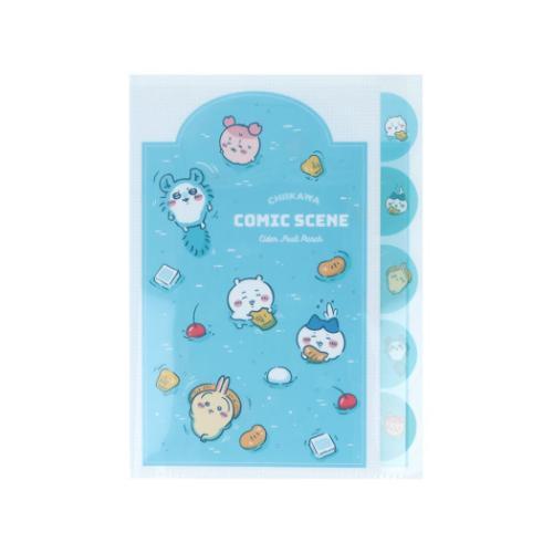 ポケットファイル ダイカットクリアファイル5P ちいかわ フルーツ