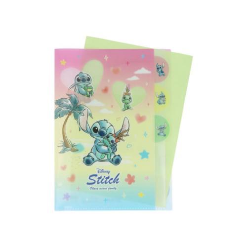 ポケットファイル ダイカットクリアファイル5P リロ＆スティッチ
