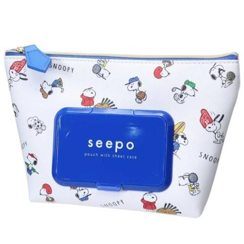 シートケース付き 機能性ポーチ Seepo シーポ スヌーピー スポーツ ピーナッツ サンスター文具 19 12 5 6cm ウェットティッシュケース Ssb S 雑貨 アートの通販店 ベルコモン 通販 Yahoo ショッピング