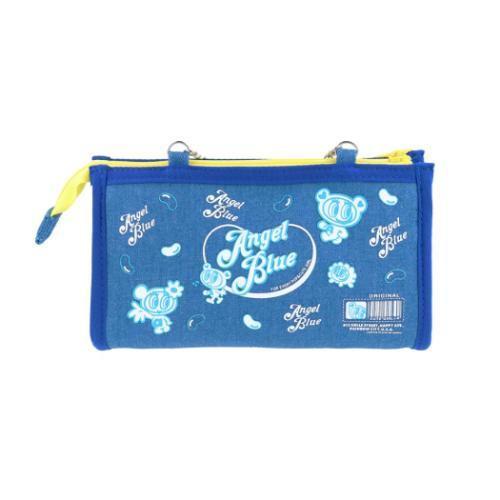 【新品タグ付き】エンジェルブルー デニムペンポーチ 2個セット ペンポーチ チェーン付デニムポーチ Angel Blue エンジェルブルー