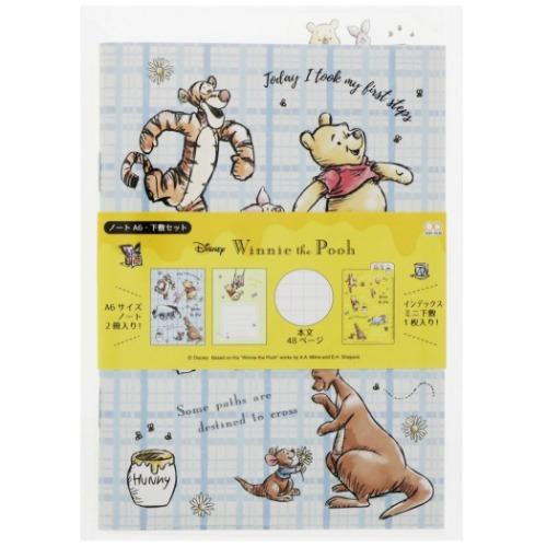 A6 学習ノート 2冊 下敷き セット A6 方眼ノート 下敷き セット くまのプーさん ブルー ディズニー サンスター文具 Ssb S 雑貨 アートの通販店 ベルコモン 通販 Yahoo ショッピング