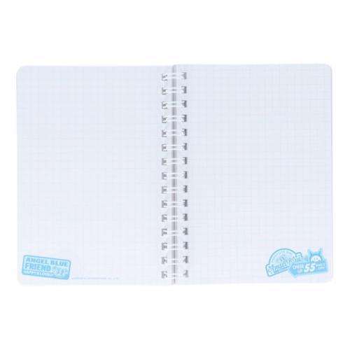 サンスター文具 シールブックノートA6 ノート Angel Blue エンジェル