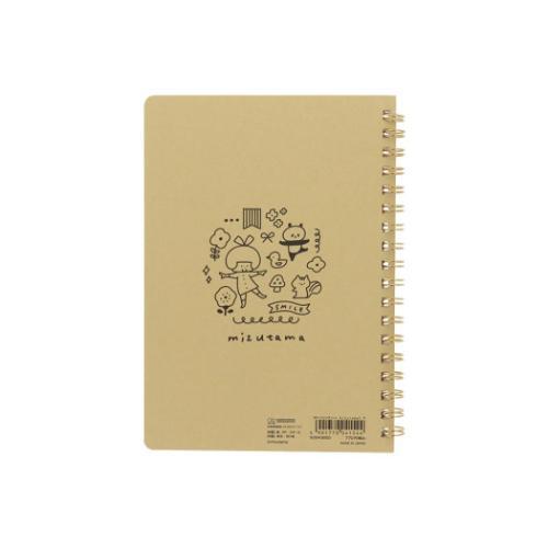 ポケットリングノート リングノート mizutama ピンク サンスター文具