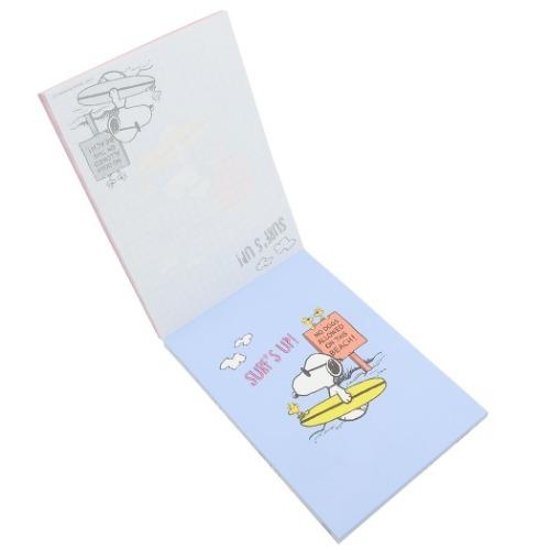 メモ帳 A6 メモ スヌーピー サーフ サンスター文具 ピーナッツ Ssb S876 雑貨 アートの通販店 ベルコモン 通販 Yahoo ショッピング