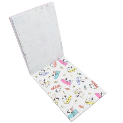 メモ帳 A6 メモ スヌーピー サーフ サンスター文具 ピーナッツ Ssb S876 雑貨 アートの通販店 ベルコモン 通販 Yahoo ショッピング