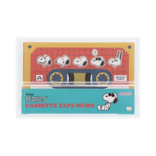 メモ帳 カセットテープメモ スヌーピー ピーナッツ PNVC フェイス サン