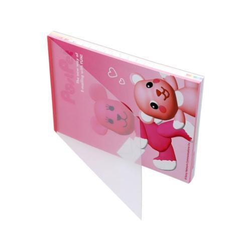 メモ帳 メモA6 PostPet モモ＆コモモ サンスター文具 メモパッド 伝言