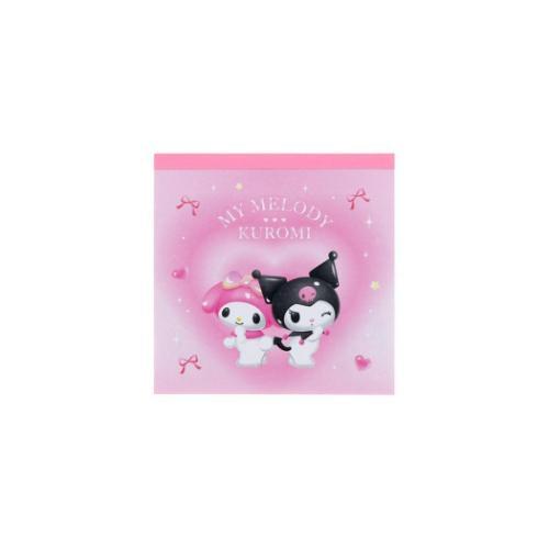 マイメロディ クロミ　メイド　メモ　サンリオ メモ帳 スクエアメモ サンリオ マイメロディ＆クロミ ドリーム サン