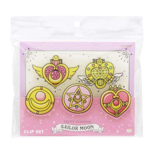 サンスター文具 アクリルクリップ 5個セット クリップ 美少女戦士