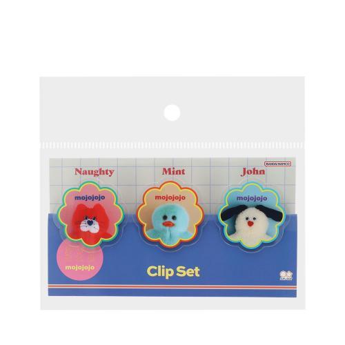 クリップ アクリルクリップセット mojojojo ブルー サンスター文具