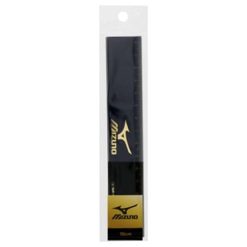 ものさし 15cm 定規 Mizuno ミズノ Gold×Black サンスター文具 新学期準備文具 スポーツブランド｜velkommen｜02