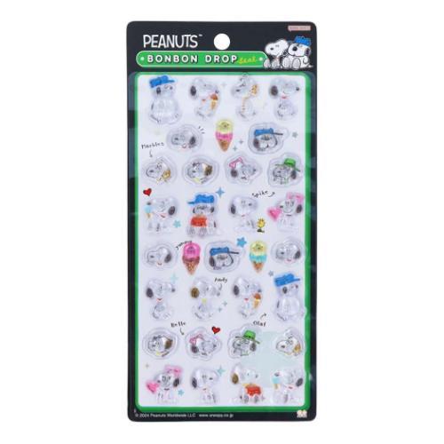 シールシート ボンボンドロップシール スヌーピー D サンスター文具