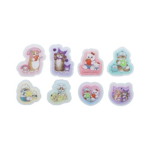 ぷっくりシール フレークシール mofusandxサンリオキャラクターズ