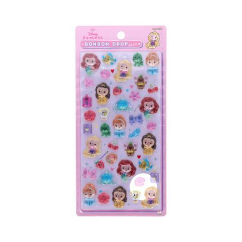 シールシート ボンボンドロップシール ディズニープリンセス