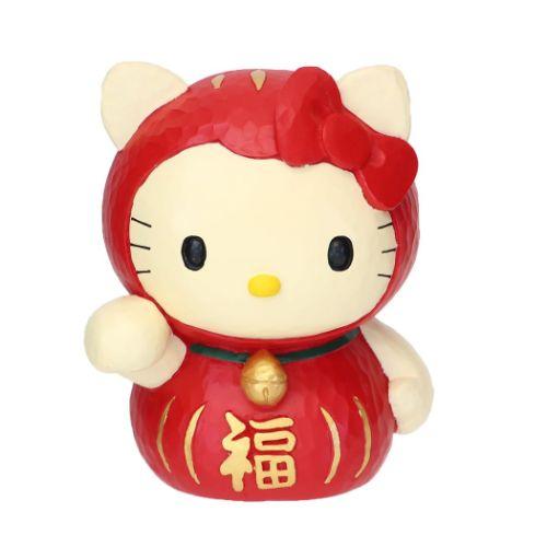 ハローキティ KTダルマバンク 貯金箱 ハローキティ 貯金箱 KT開運貯金箱 だるま サンリオ あすなろ舎