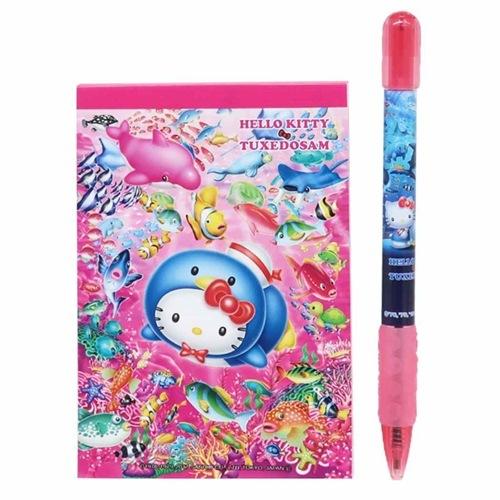 タキシードサム 文房具セット メモ帳 ＆ ボールペン サンリオ ハロー