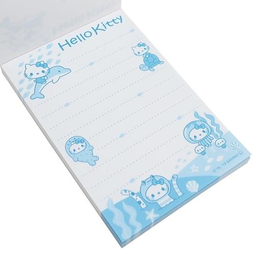 文房具セット メモ帳 ＆ ボールペン ハローキティ 海のともだち