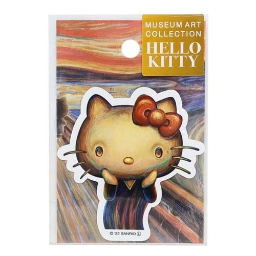 ビッグシール ステッカー ミュージアムアート ムンクの叫び ハロー