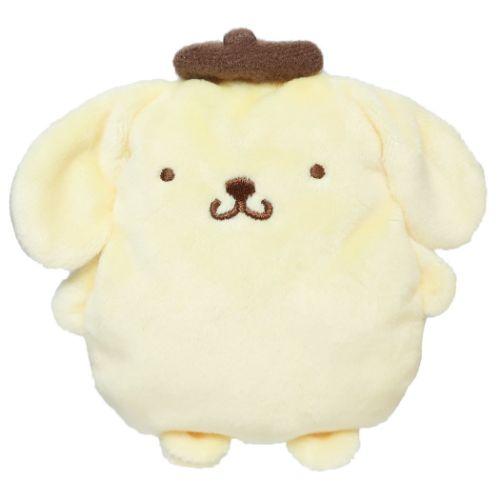 ポムポムプリン ぬいぐるみブローチ バッジ サンリオ あすなろ舎
