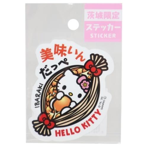 茨城 納豆 全国 ご当地 ステッカー ハローキティ サンリオ ビッグ シール あすなろ舎 デコシール キャラクター Stf 雑貨 アートの通販店 ベルコモン 通販 Yahoo ショッピング