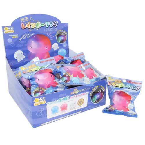 入浴剤 光るレインボークラゲバスボール2 24個入セット サンタン 子供