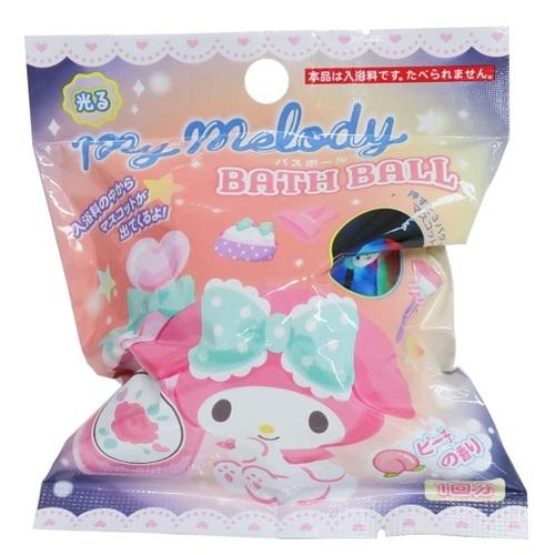 入浴剤 光るバスボール マイメロディ サンリオ サンタン 子供とお風呂