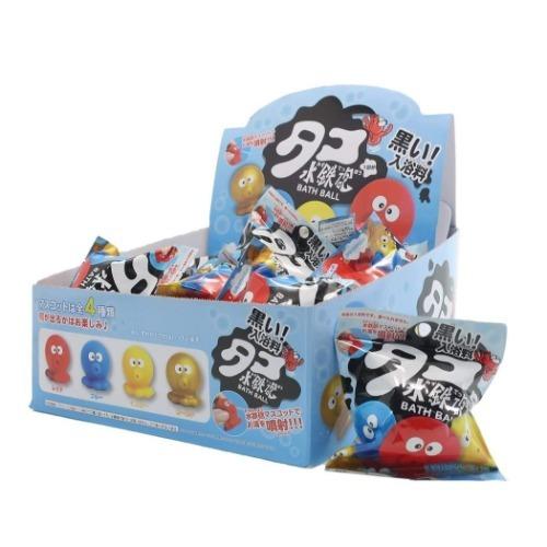 バスボール 24個入BOX タコ水鉄砲 マリンの香り 入浴剤 おもしろ雑貨