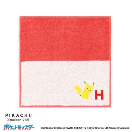 ミニタオル フルフィーコットン タオルハンカチ ポケモン