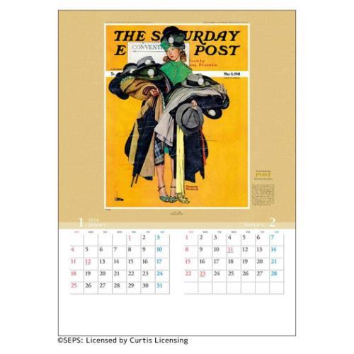 50%OFF】2026 Calendar 壁掛けカレンダー2026年 サタデー イブニング