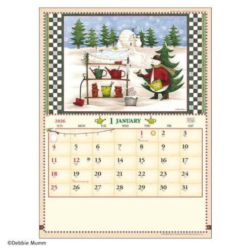 50%OFF】2026 Calendar 壁掛けカレンダー2026年 デビー マム