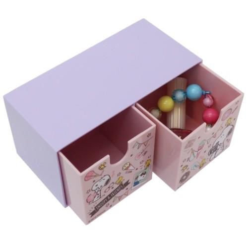 2ルーム 引き出し ボックス 卓上 収納box スヌーピー フォトジェニック ピーナッツ ツジセル Tjs 雑貨 アートの通販店 ベルコモン 通販 Yahoo ショッピング