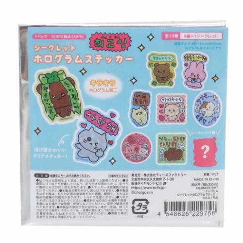 シークレットホログラムステッカー 全10種 ステッカー チェゴシム