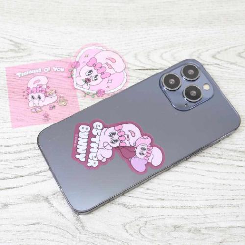 ダイカットシール クリアステッカーセット 3枚セット エスターバニー