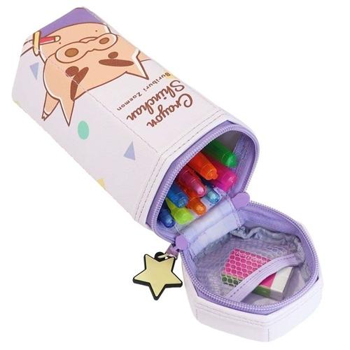 スタンドペンケース 六角ポーチ クレヨンしんちゃん ぶりぶりざえもん