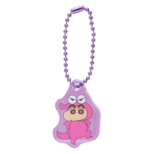 ミニアクリルキーホルダー キーチェーン クレヨンしんちゃん むらさき