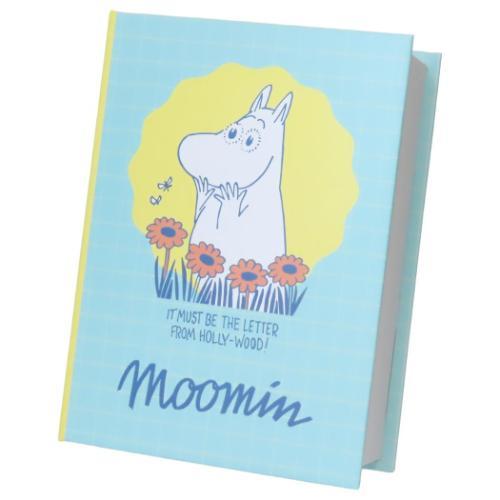 卓上収納 ブック型ボックス ムーミン color of funny ショートワイド