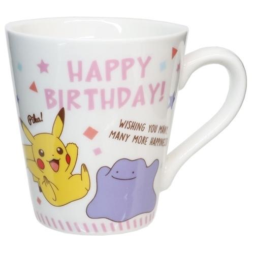 初回限定 マグカップ メッセージマグ ポケモン ピカチュウ メタモン Happy Birthday ティーズファクトリー Discoversvg Com