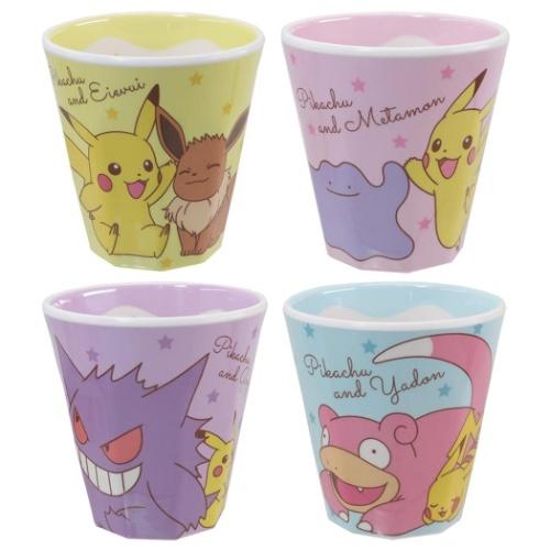 Pokemon（ポケモン） 新生活セット メラミンカップ 4点セット コップ