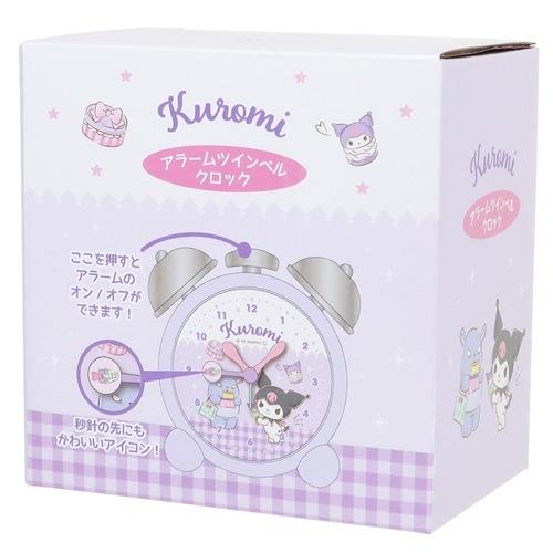 サンリオ液晶温湿度計クロック　アラームツインベルクロック　ウォレット完全未使用品 アラームツインベルクロック 目覚まし時計 ショッピング クロミ