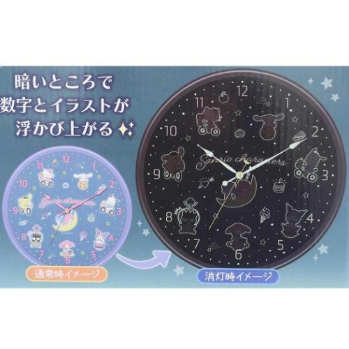 未使用 レア サンリオ ぐてたま LED ライト 時計 クロック 掛け時計 未使用 レア サンリオ ぐてたま LED ライト 時計 クロック 掛け時計