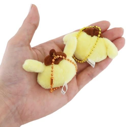ポムポムプリンカフェ マスコット キーホルダー 駅長 ボールチェーン ぬいぐるみ サンリオポムポムプリンポムポムプリンカフェ横浜 ボールチェーン