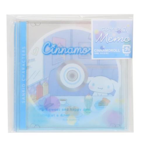 メモ帳 CDケース風メモ シナモロール ティーズファクトリー サンリオ