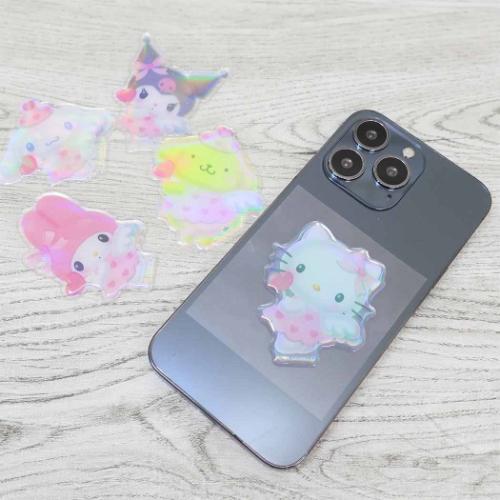 ダイカットシール ぷっくりオーロラステッカー マイメロディ サンリオ