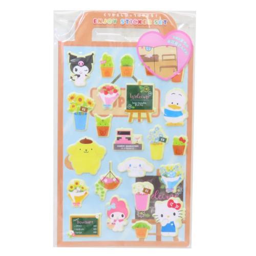シールシート エンジョイステッカーセット サンリオキャラクターズ