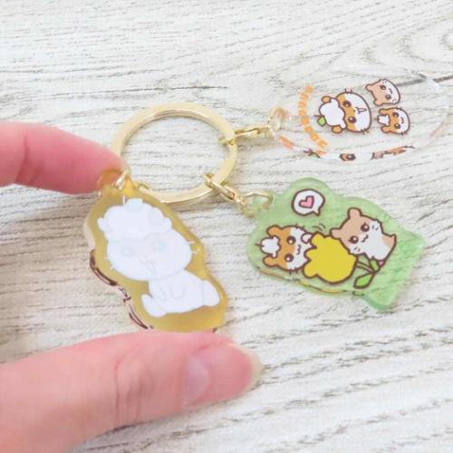 キーリング 3チャームキーホルダー コロコロクリリン ティーズ