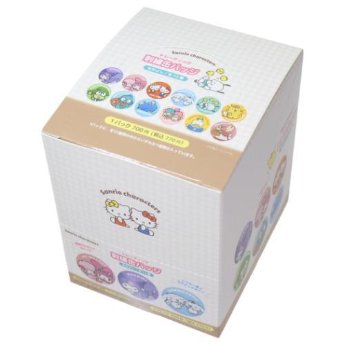 トレーディング刺繍缶バッジ 全12種 12個入セット 缶バッジ サンリオ