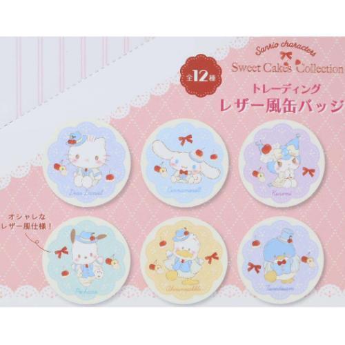 トレーディングレザー風缶バッジ 全12種12個入セット 缶バッジ サンリオキャラクターズ Sanrio コレクション雑貨 まとめ買い_2